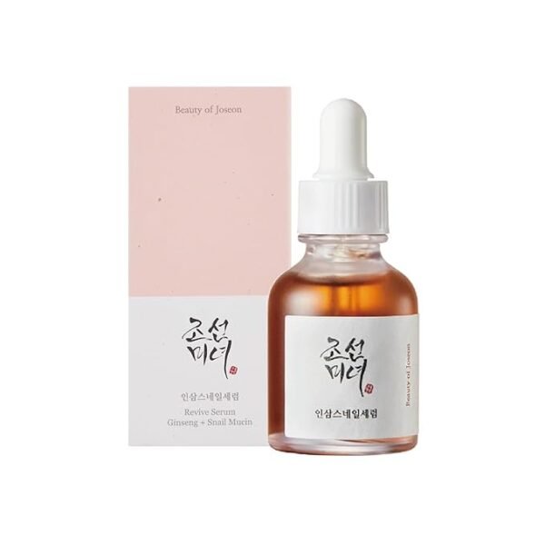 Beauty of Joseon Revive Snail Mucin Ginseng Serum Hydrating Peptide Facial Moisturizer Dark Spot Acne Scar Remover for Sensitive Face. Korean Skin Care - Image 2