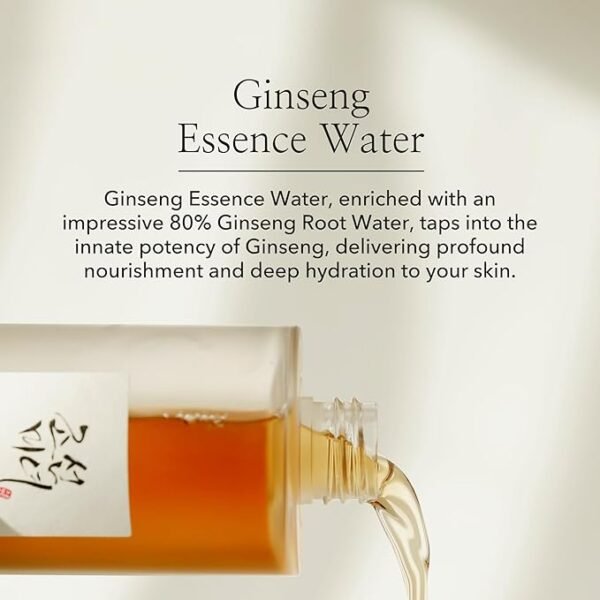 Beauty of Joseon Ginseng Essence Water Hydrating Face Toner for Dry, Dull Skin. Korean Moisturizing Skin Care - Image 2