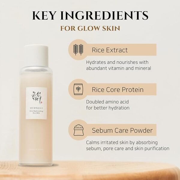 Beauty of Joseon Glow Replenishing Rice Facial Sebum Toner for Oily Combination Skin Korean Moisturizing Balance Care - Image 4