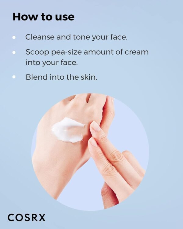 COSRX Hyaluronic Acid Moisturizing Cream, Long-lasting Hydration, Rich Moisturizer for Sensitive Skin100g, Korean Skin Care - Image 8