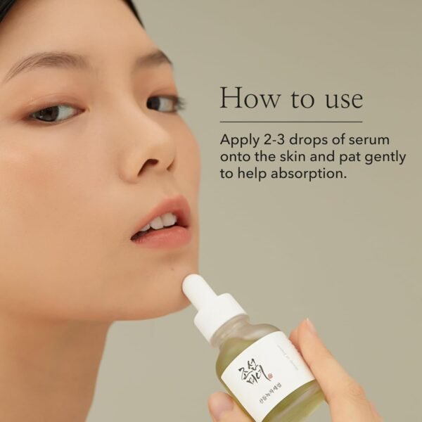 Beauty of Joseon Calming Serum Green Tea Panthenol Soothing, Moisturizing Sensitive, Acne-Prone, UV Irritated Skin, Daily Korean Skin Care - Image 4