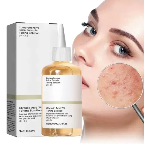 Glycolic Acid 7% Toning Solution 8.44 Fl Oz, Glycolic Acid 7% Exfoliating Toner, Body Essence - Image 2