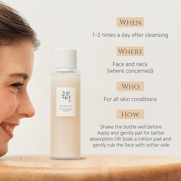 Beauty of Joseon Glow Replenishing Rice Facial Sebum Toner for Oily Combination Skin Korean Moisturizing Balance Care - Image 3