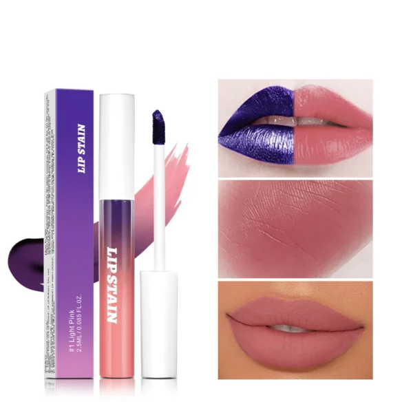 Lakerain Peel Off Lip Stain - Highly Pigmented, Waterproof Long-Lasting Lip Tint, Vegan Lip Gloss for Women (#1), 2.5ml - Image 5