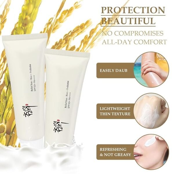 Beauty of Joseon Daily Relief Sunscreen for face Sun moisturizing with Broad Spectrum SPF 40 Korean sunscreen skincare - Image 4