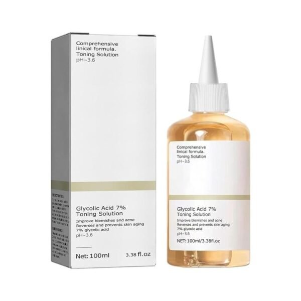 Glycolic Acid 7% Toning Solution 8.44 Fl Oz, Glycolic Acid 7% Exfoliating Toner, Body Essence