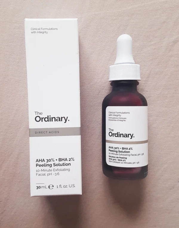 The Ordinary AHA 30% + BHA 2% Peeling Solution, Advanced Exfoliating Peel for Brighter Skin - Image 3