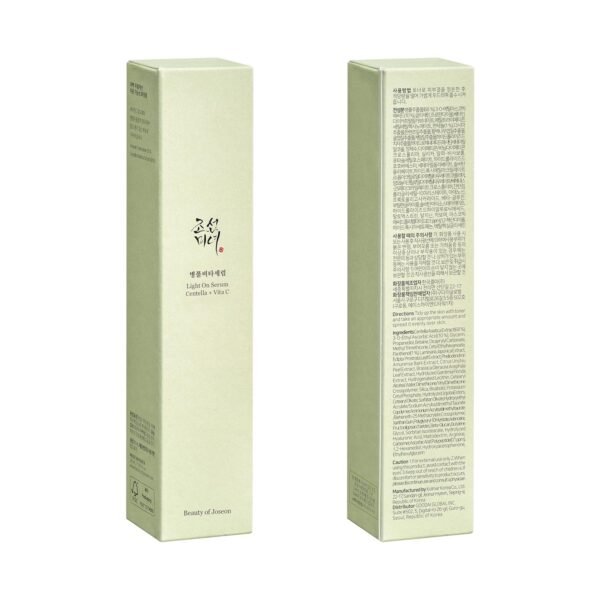 Beauty of Joseon Light On Serum Vita C Centella Dark Spot Fine Lines Pigmentation Correcting Serum, Hydrating Moisturizer, Korean Skin Care - Image 6